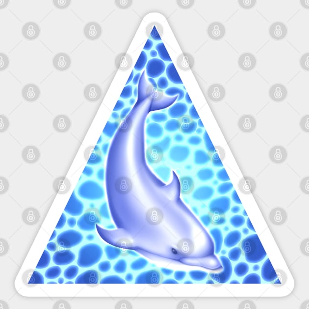 Dolphin Lover Ocean Sea Sticker by Dojaja